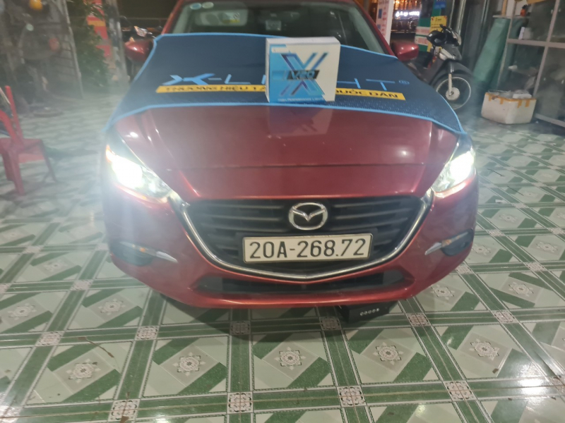 Độ đèn nâng cấp ánh sáng mazda 3 2018 